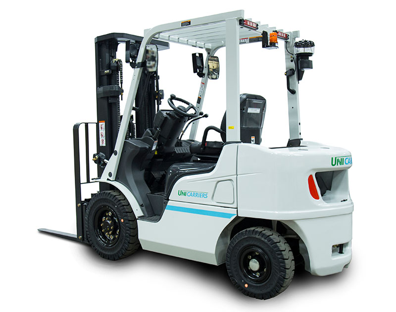 Unicarriers forklift back angle